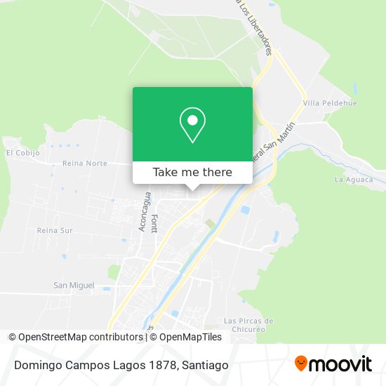Mapa de Domingo Campos Lagos 1878