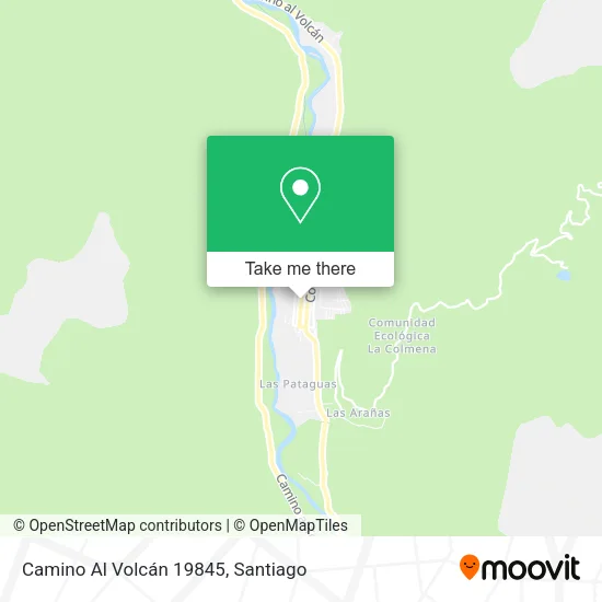 Mapa de Camino Al Volcán 19845