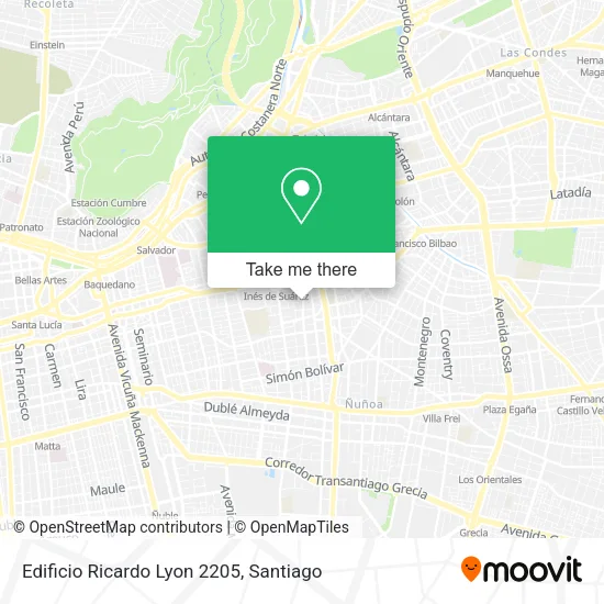 Edificio Ricardo Lyon 2205 map