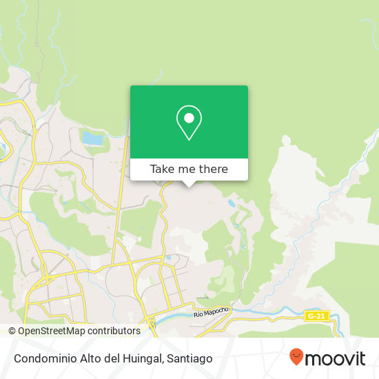 Condominio Alto del Huingal map