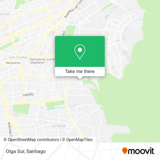 Olga Sur map
