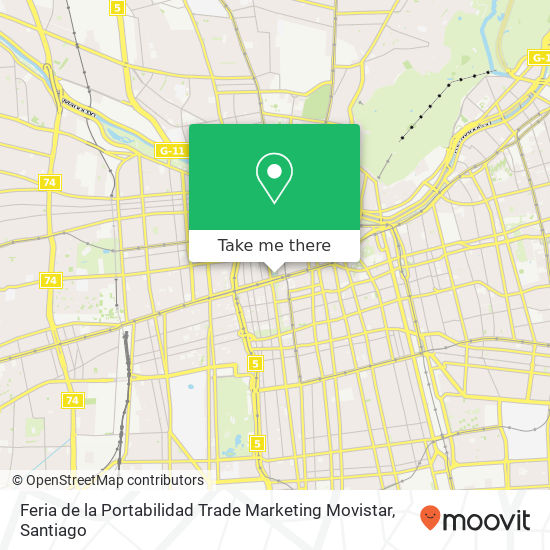 Feria de la Portabilidad Trade Marketing Movistar map