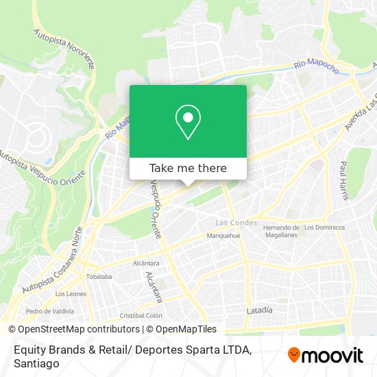 Mapa de Equity Brands & Retail/ Deportes Sparta LTDA