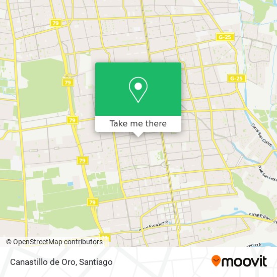 Canastillo de Oro map
