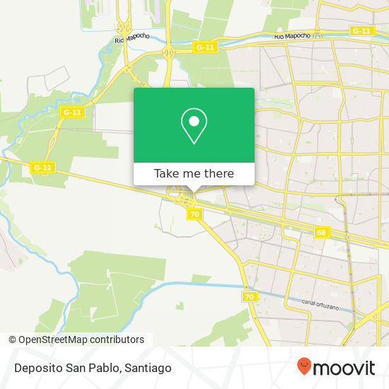 Deposito San Pablo map