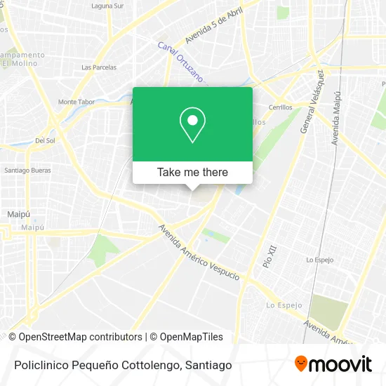 Policlinico Pequeño Cottolengo map