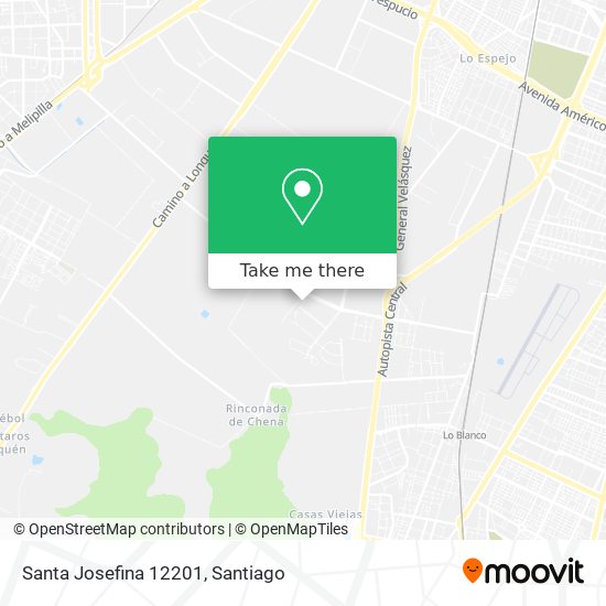 Santa Josefina 12201 map