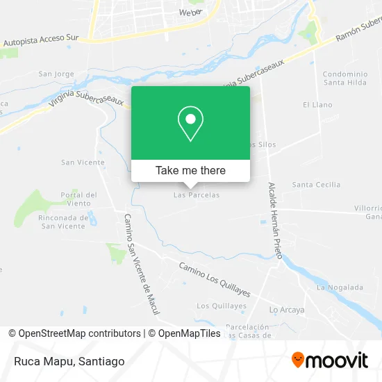 Ruca Mapu map