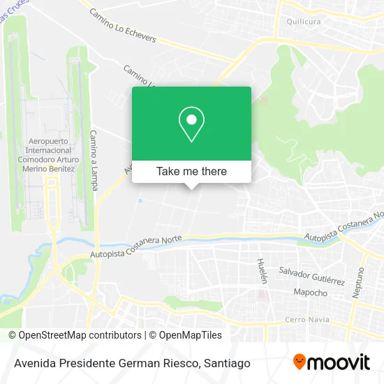 Avenida Presidente German Riesco map
