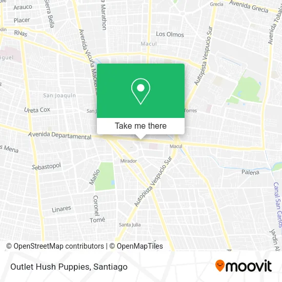 Outlet Hush Puppies map