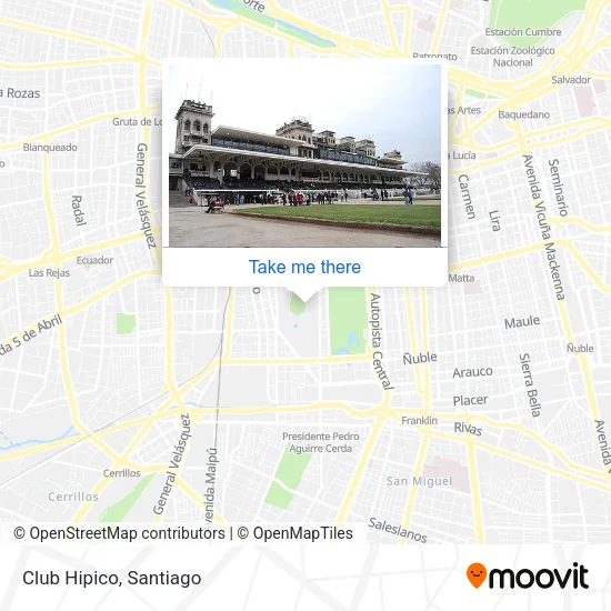 Club Hipico map