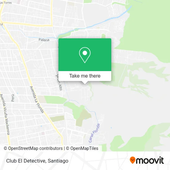 Club El Detective map