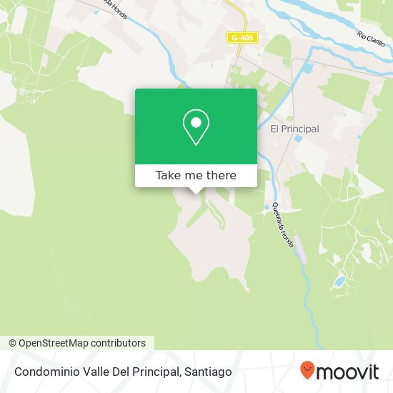 Condominio Valle Del Principal map