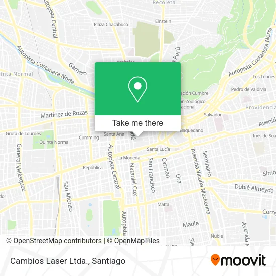 Mapa de Cambios Laser Ltda.