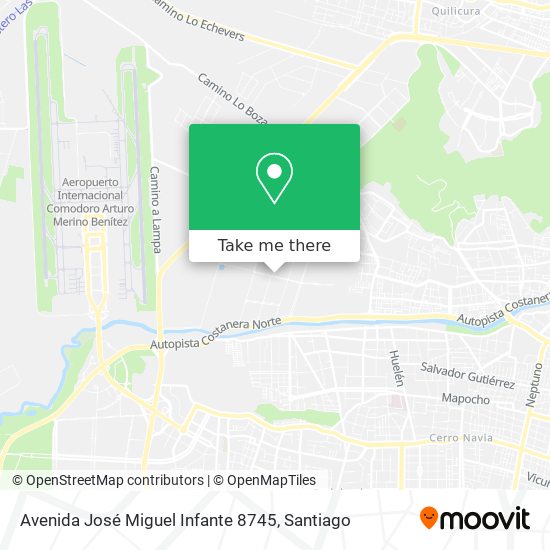 Avenida José Miguel Infante 8745 map