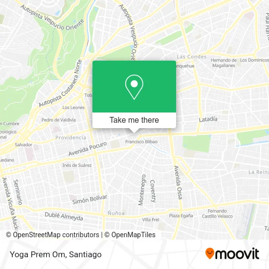 Yoga Prem Om map