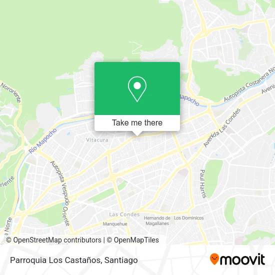 Parroquia Los Castaños map