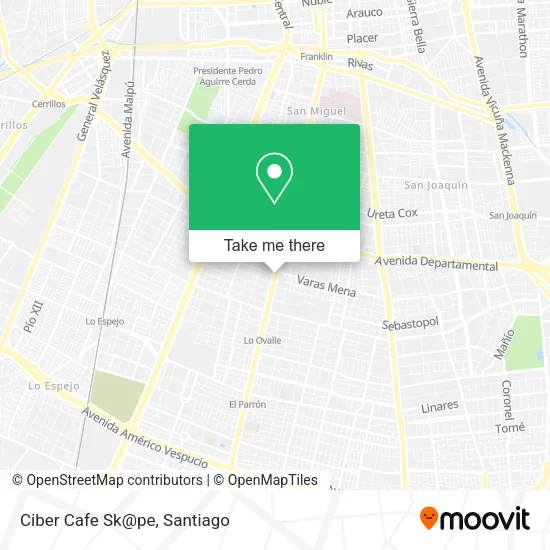 Ciber Cafe Sk@pe map