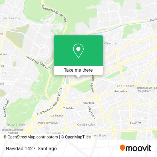 Navidad 1427 map