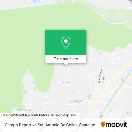 Mapa de Campo Deportivo San Antonio De Colina