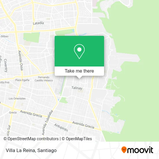 Mapa de Villa La Reina