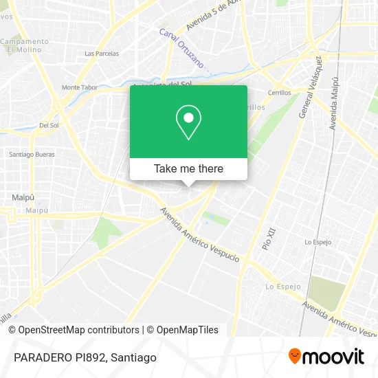 PARADERO PI892 map