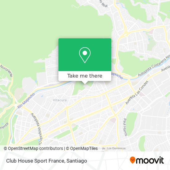 Club House Sport France map