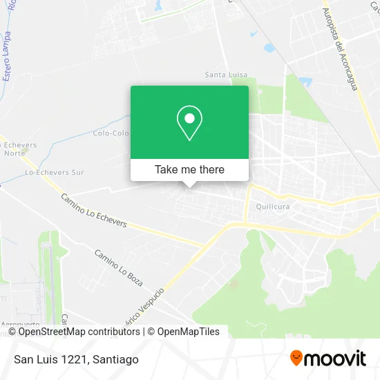 San Luis 1221 map