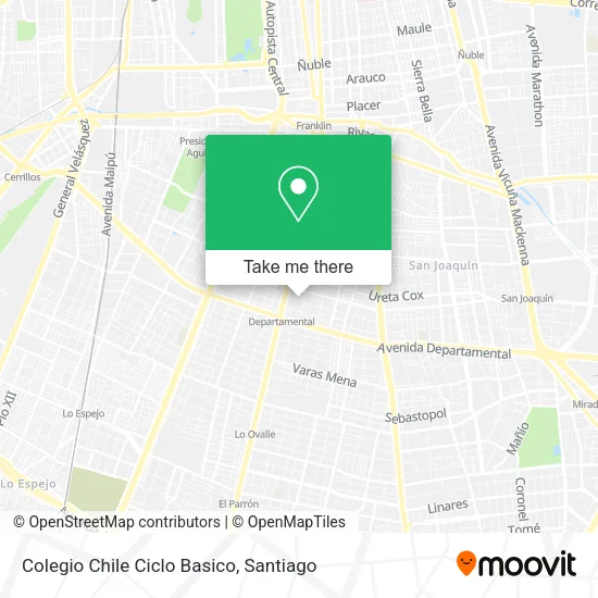 Colegio Chile Ciclo Basico map