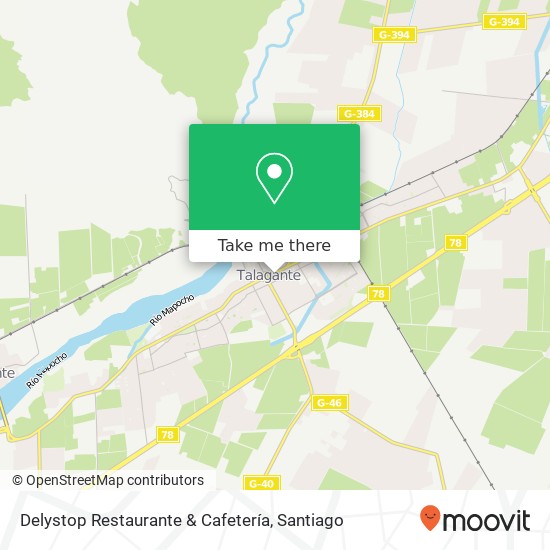 Delystop Restaurante & Cafetería map