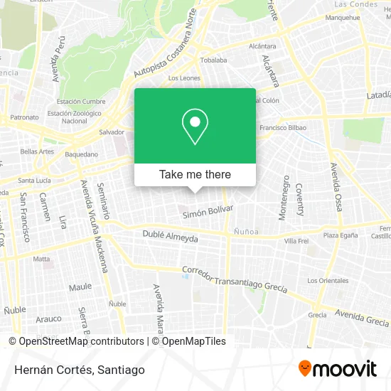 Hernán Cortés map