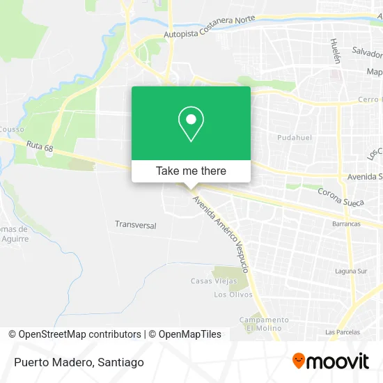 Puerto Madero map