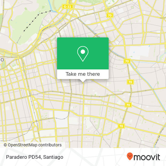Paradero PD54 map