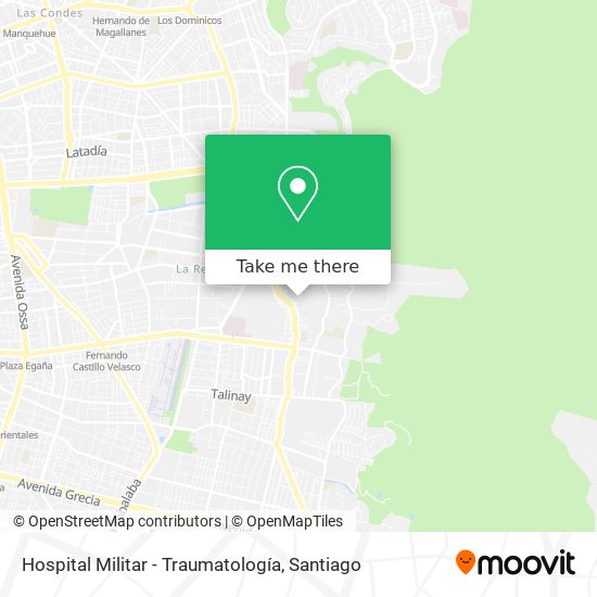 Mapa de Hospital Militar - Traumatología