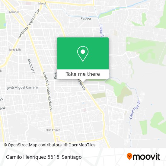 Camilo Henríquez 5615 map