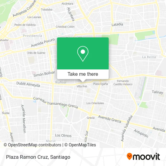 Plaza Ramon Cruz map