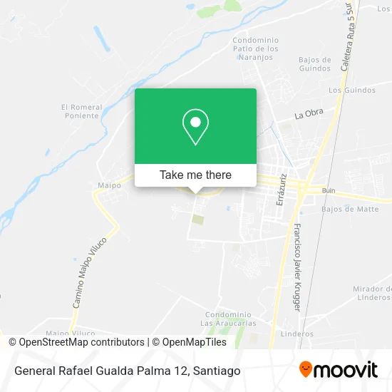 General Rafael Gualda Palma 12 map