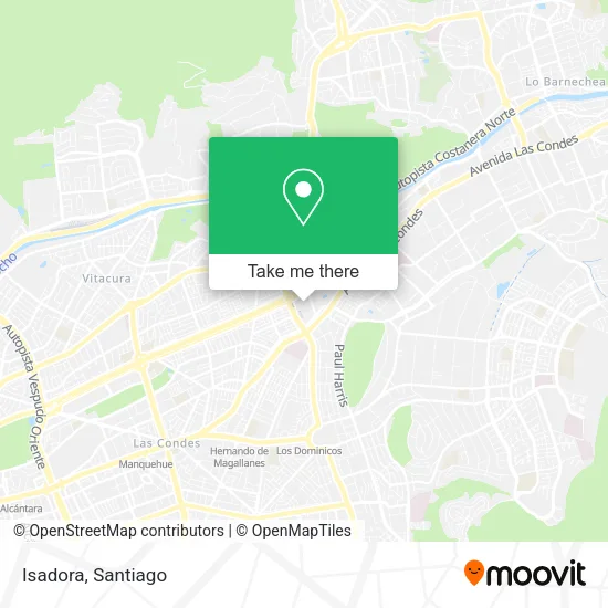 Isadora map