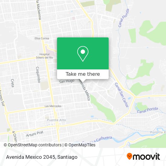 Avenida Mexico 2045 map