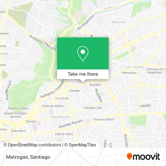 Metrogas map