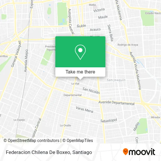 Federacion Chilena De Boxeo map