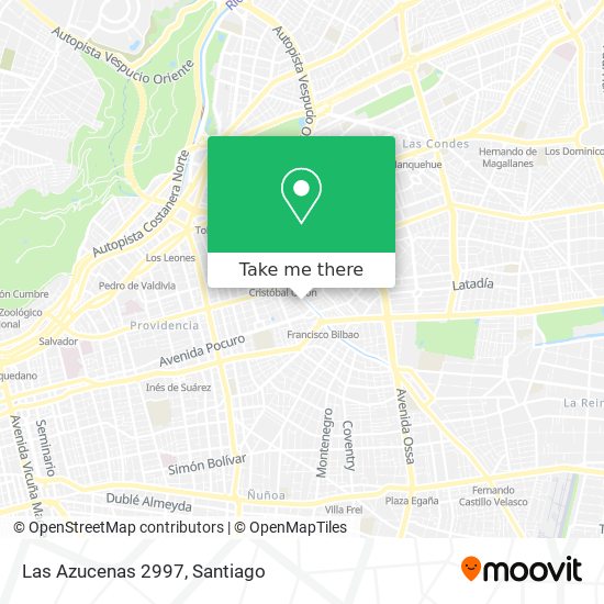 Las Azucenas 2997 map