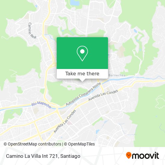 Camino La Villa Int 721 map