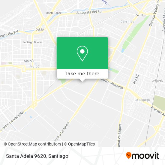 Santa Adela 9620 map