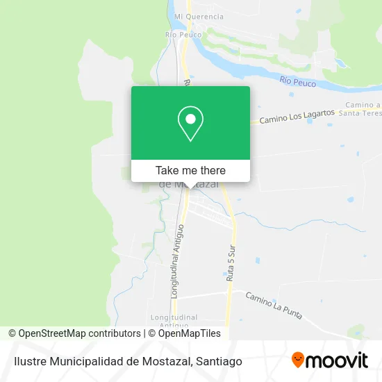 Ilustre Municipalidad de Mostazal map