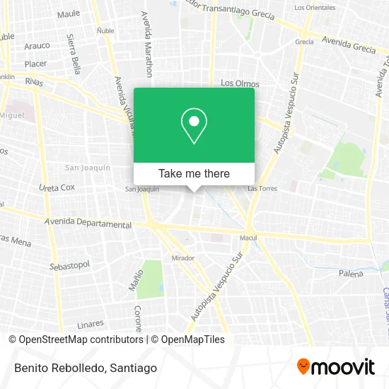 Benito Rebolledo map