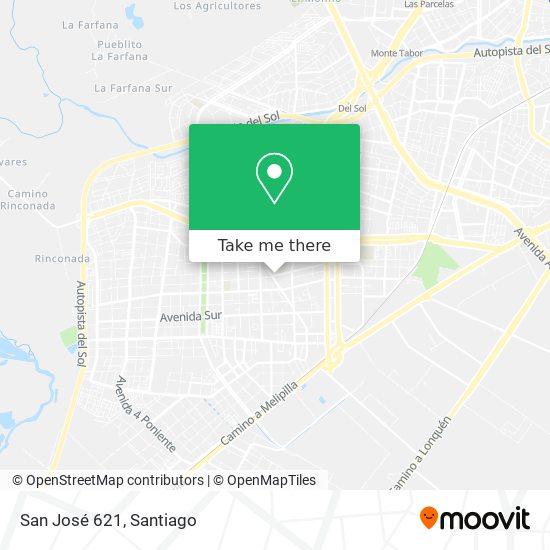 San José 621 map