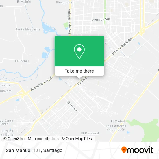 San Manuel 121 map