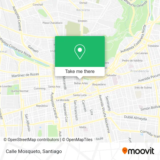 Mapa de Calle Mosqueto