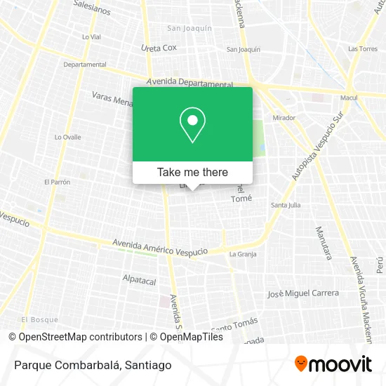 Parque Combarbalá map